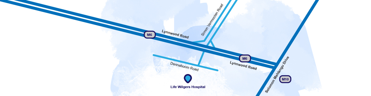 Directional Map to Dr Annandale's consulting rooms.
